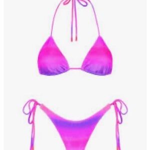 Triangl Swimwear Pink and Purple Bikini BRAND NEW super cute limited edition